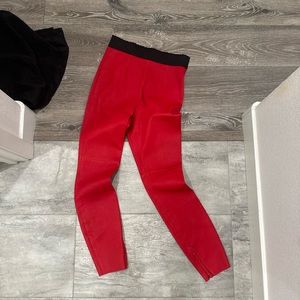 Dolce and Gabbana size 44 lamb leather leggings